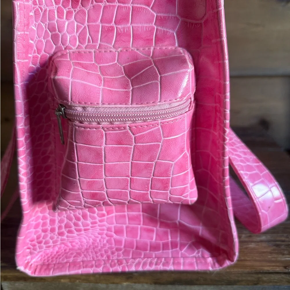 Chelsea Paws Croc Embossed Small Pet Carrier/Tote